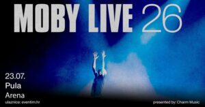 Moby prvi put samostalno nastupa u Hrvatskoj u srpnju u pulskoj Areni!