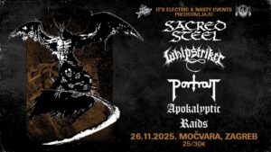 Sacred Steel, Portrait, Whipstriker i Apokalyptic Raids stižu u Zagreb