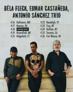 BEATrio – Béla Fleck, Edmar Castañeda, Antonio Sánchez stižu u Čakovec